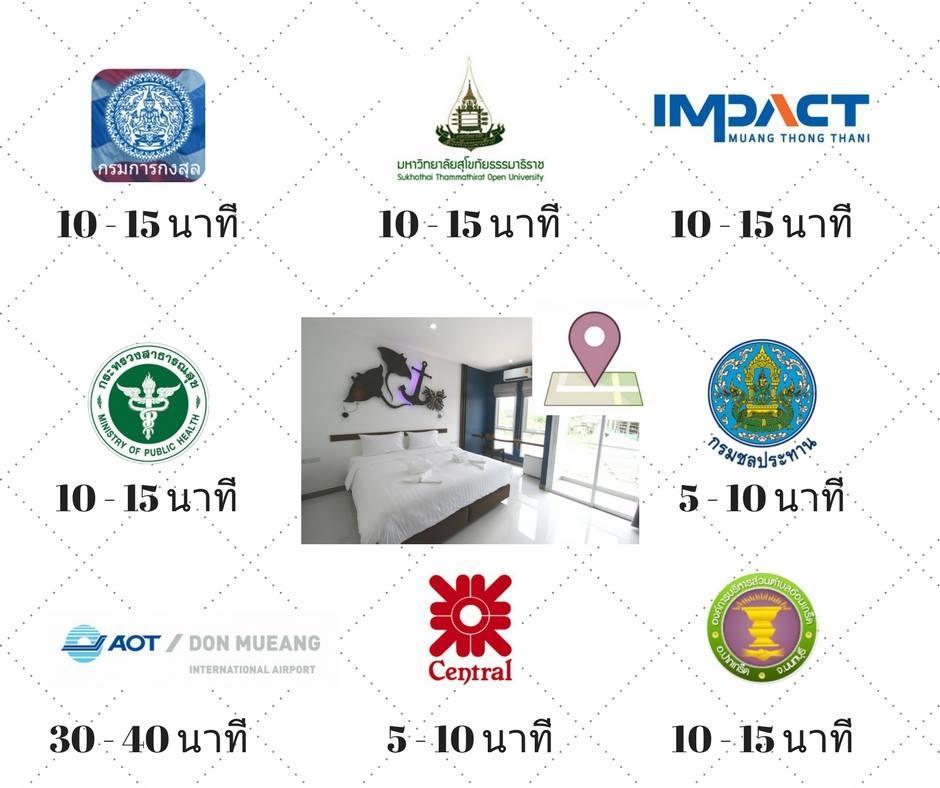 Anna-Nava Pakkret Hotel Nonthaburi Kültér fotó